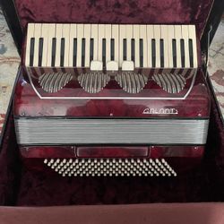 Vintage Red Accordion