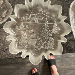 Xmas Crystal Dish