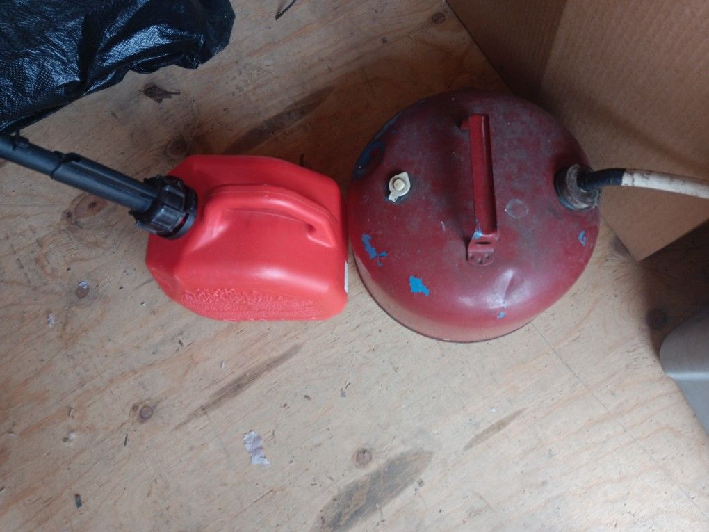 TWO GAS CANS FOR SALE