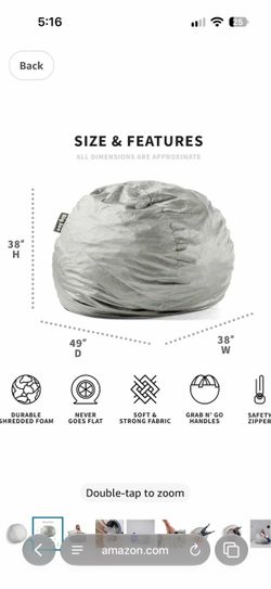 Big Joe Bean Bag Chair