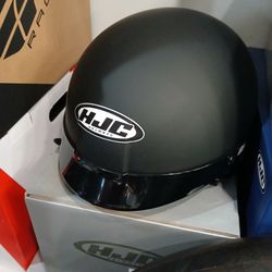 Motorcycle half helmet size and medium DOT. approved brand new only available in size medium we are sold out on all other sizes
