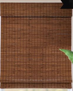 Cordless bamboo blind 42” by 64” long