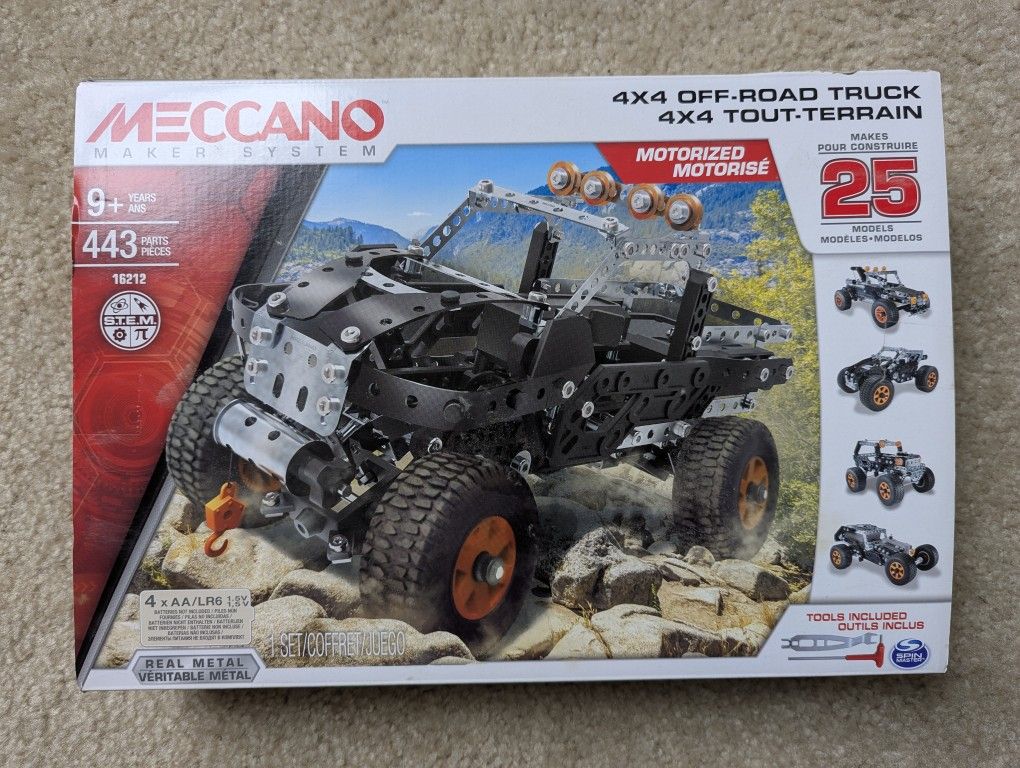 Meccano Motorized Erector Sets
