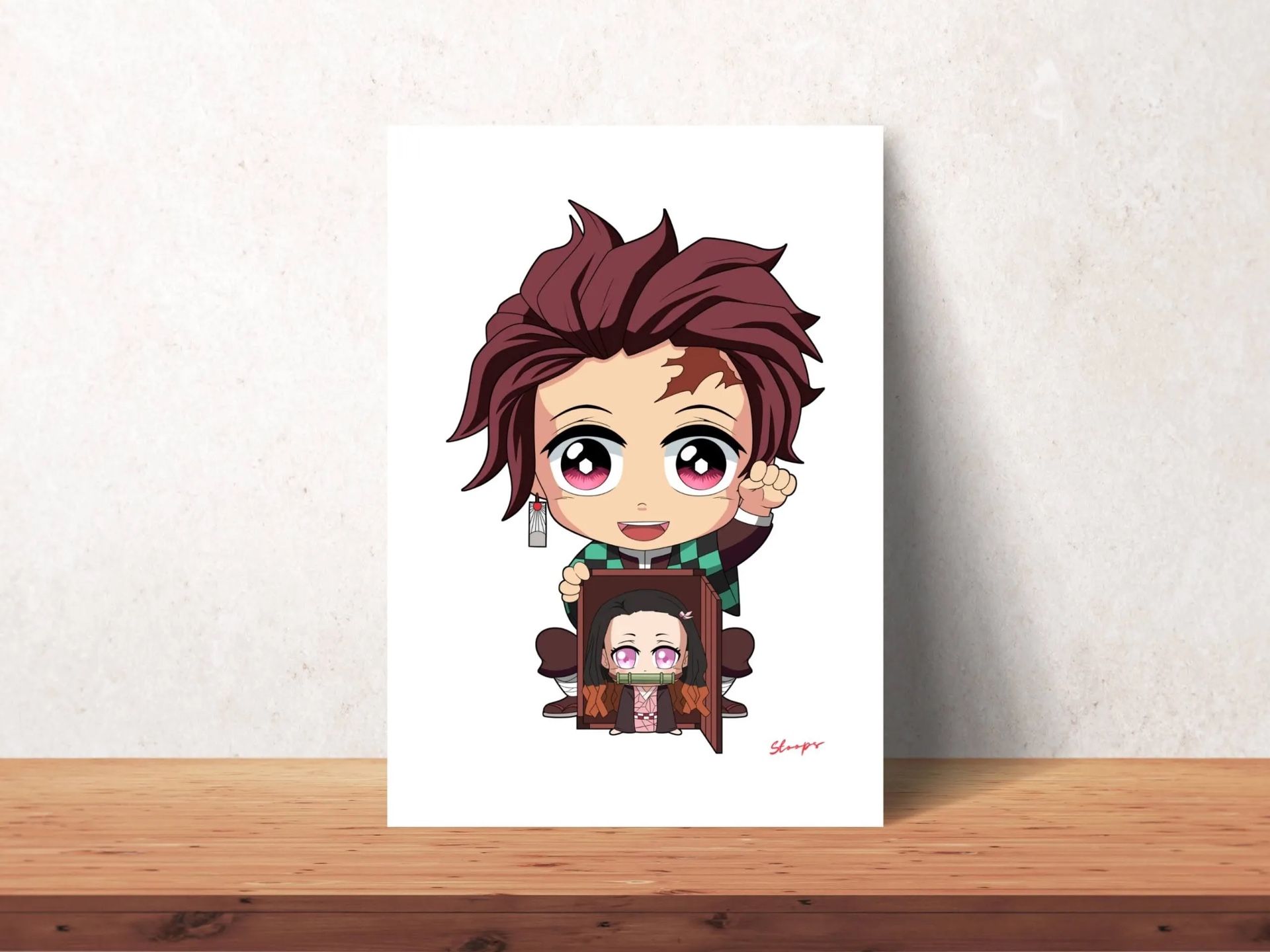 Tanjiro w/ Nezuko Print