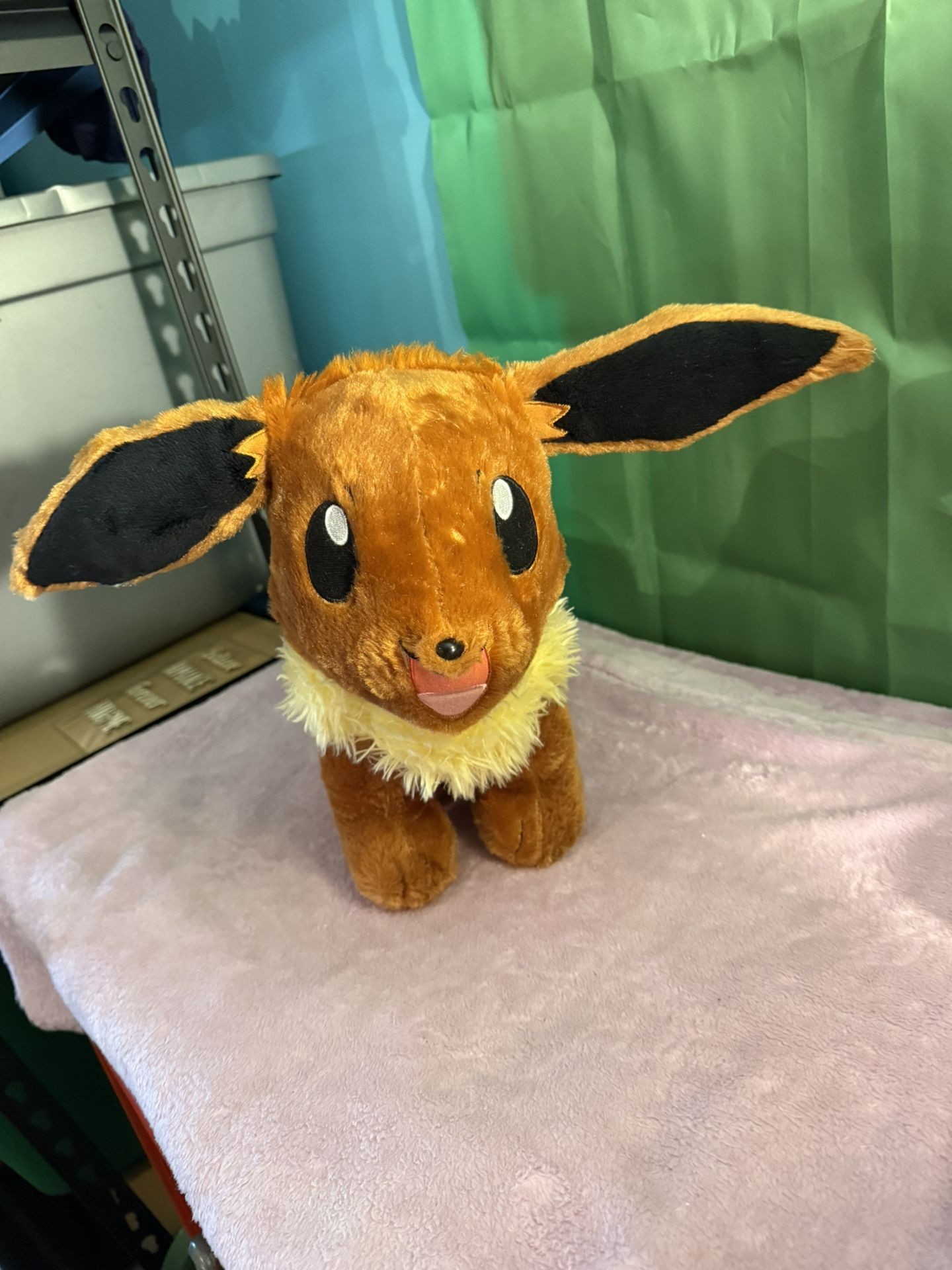 BAB Build A Bear Workshop Pokémon Eevee 16" Stuffed Plushie Toy 2021