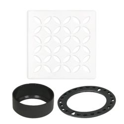 Schluter Systems Kerdi-Drain Matte White Square Grate