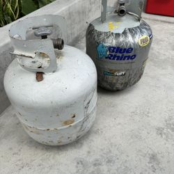 2 Propane Tanks 