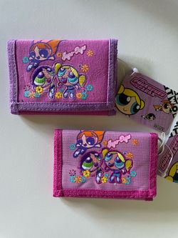 Vintage Y2K Powerpuff Girls Trifold Wallet Bundle