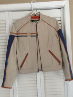 Women’s Harley Leather Jacket-M