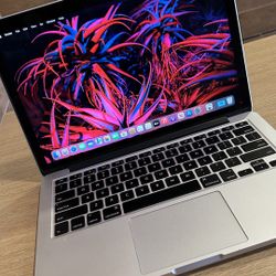 Apple MacBook Pro 13” Retina I5/8GB/256GB SSD $195