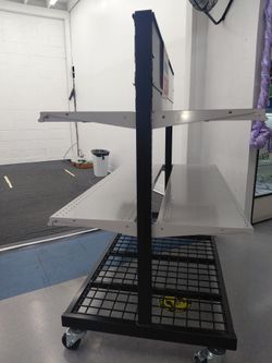 Shelf with wheels