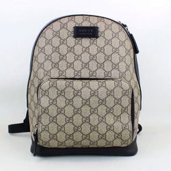 Gucci GG Supreme Monogram Small Eden Day Backpack Black