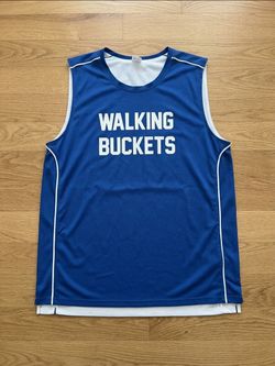 Walking Buckets Blue Basketball Jersey