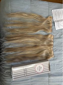 Clip in hair extensions