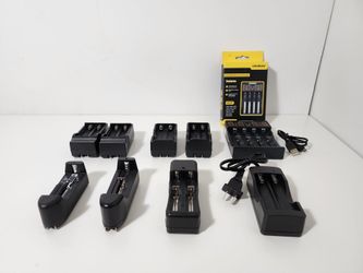 Smart Single, Dual & 4 Slots Battery Chargers
