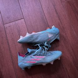 Light Blue And Pink Adidas Soccer Cleats Elite