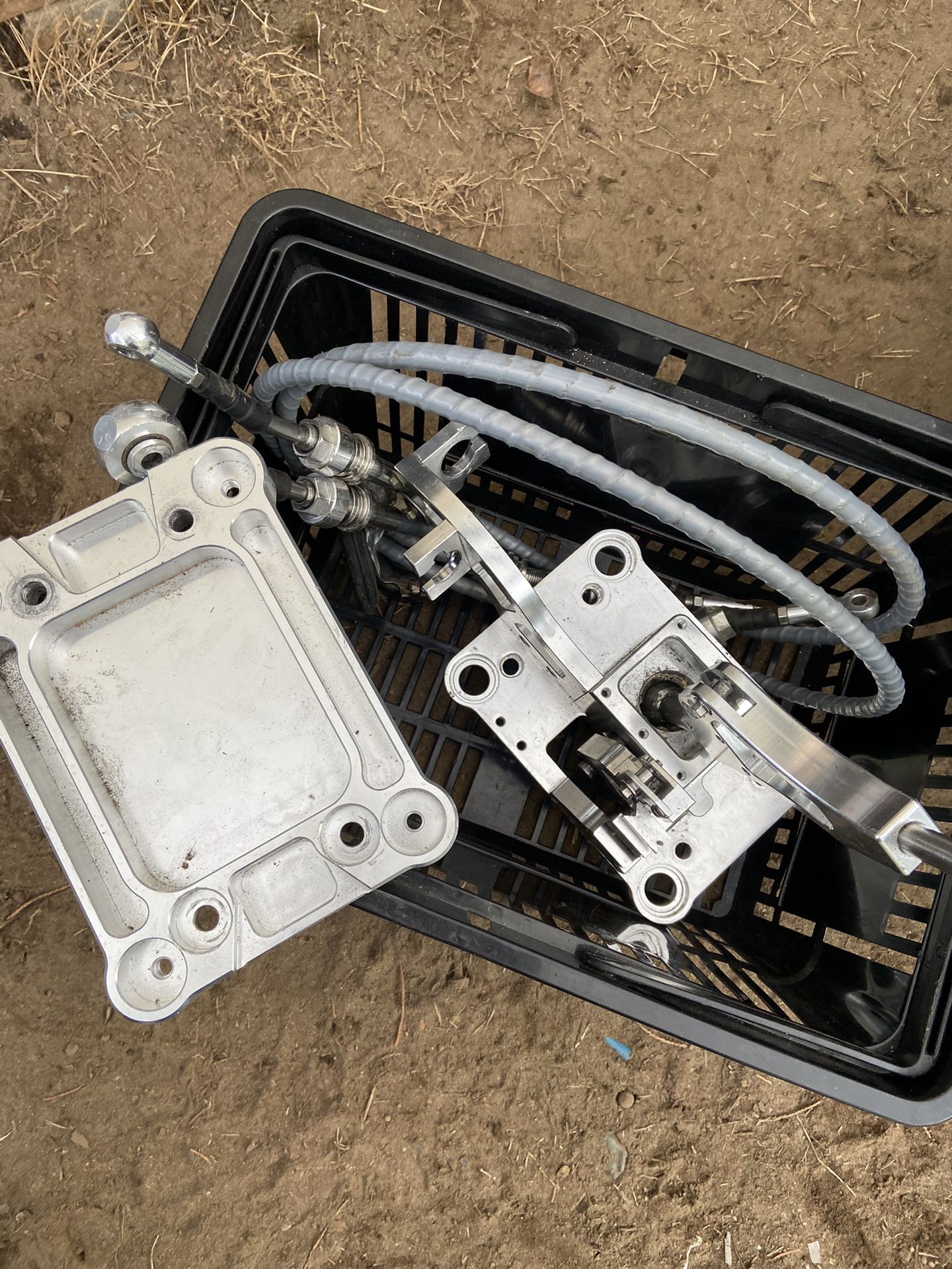 K Tuned Style Billet Shifter With Cables And Base Plate