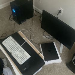 Buy B4 Saturday ‼️$ FULL PC SETUP ‼️ ( PC, Monitor, 2x Keyboards, Mouse )