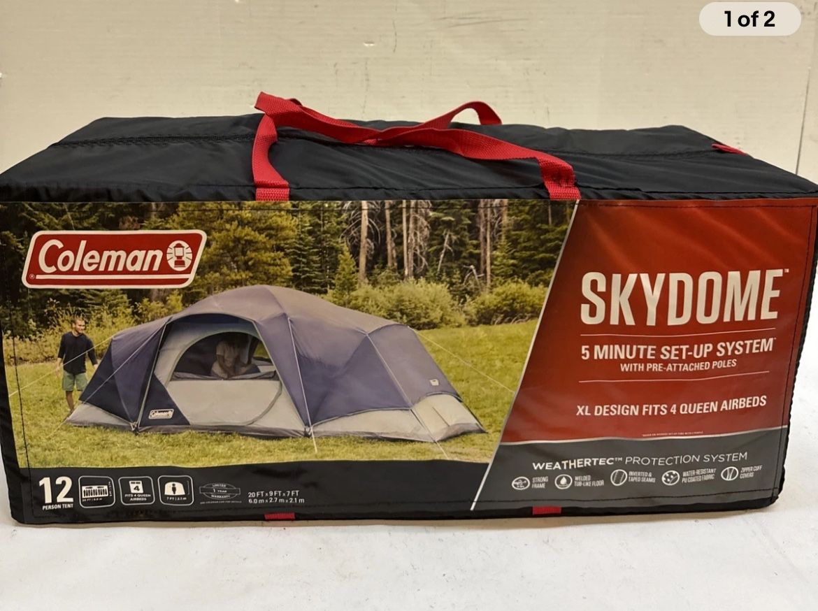 Coleman Skydome XL - 12 Person - Family Camping Tent