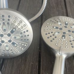 Double Head Shower Rain Hose