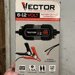 1.5 Amp Battery Charger, Battery Maintainer, Trickle Charger, 6V and 12V