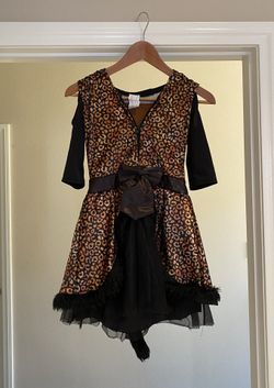 Girls Cat Costume Size  L  12-14
