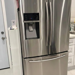 Stainless steel kitchen appliances set