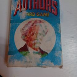 Authors Card Game. Vintage.