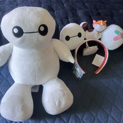 Baymax Plushie And Matching Ears