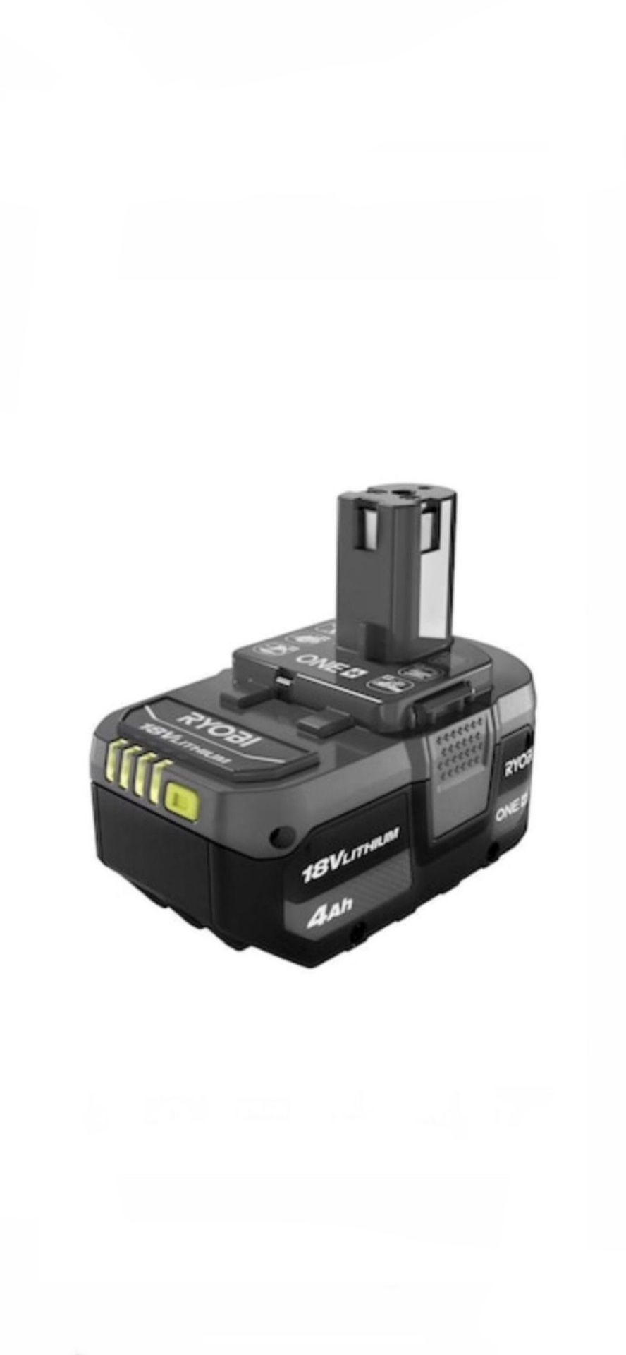 New RYOBI ONE+ 18V Lithium-Ion 4.0 Ah Battery $40 Each Firm