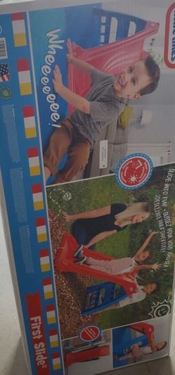Children slide