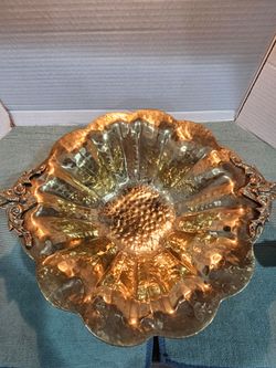 Brass centerpiece bowl