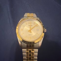 Timex Indiglo Gold-Tone Watch