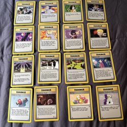 Vintage Pokémon Trainer Cards 