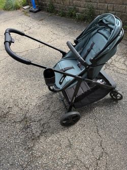 Mompush Wiz 2 stroller and bassinet 2 in 1 combo