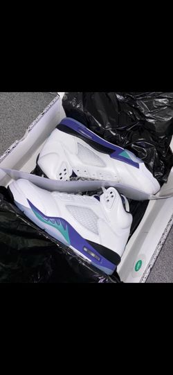 DS JORDAN 5 GRAPE  SIZE 8 , 9.5 & 10