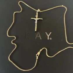 YG Cross Necklace 