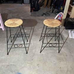 Wicker Bar Stools