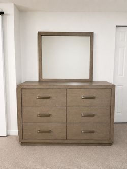 6-Drawer Dresser with Matching Mirror