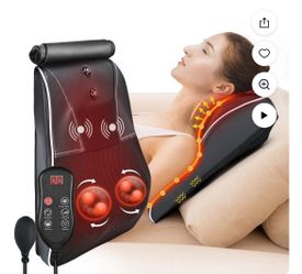 💆‍♀️ Shiatsu Neck & Back Massager with Heat – New