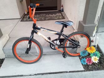 Rallye ProMod 18" BMX-Style Kids Bike – Black/Orange