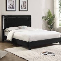 Brand New Black Queen Size LED LIGHT Bed Frame With New Mattress/Fast Delivery