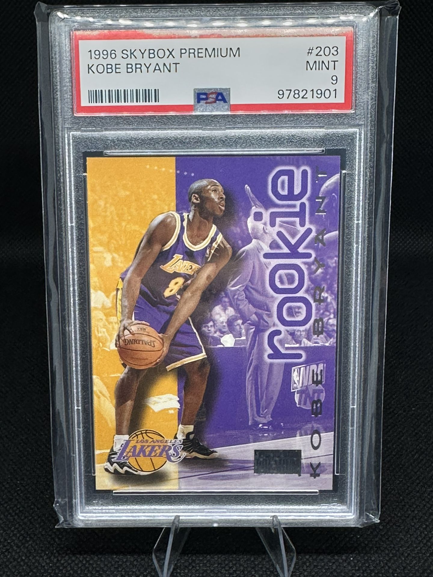 Kobe Bryant Rookie Card LA Lakers