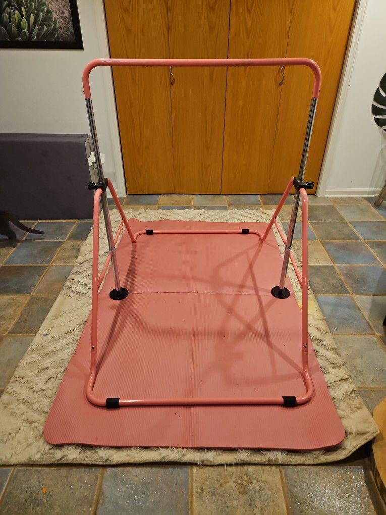 Exercise Bar For Kids, Mat Included