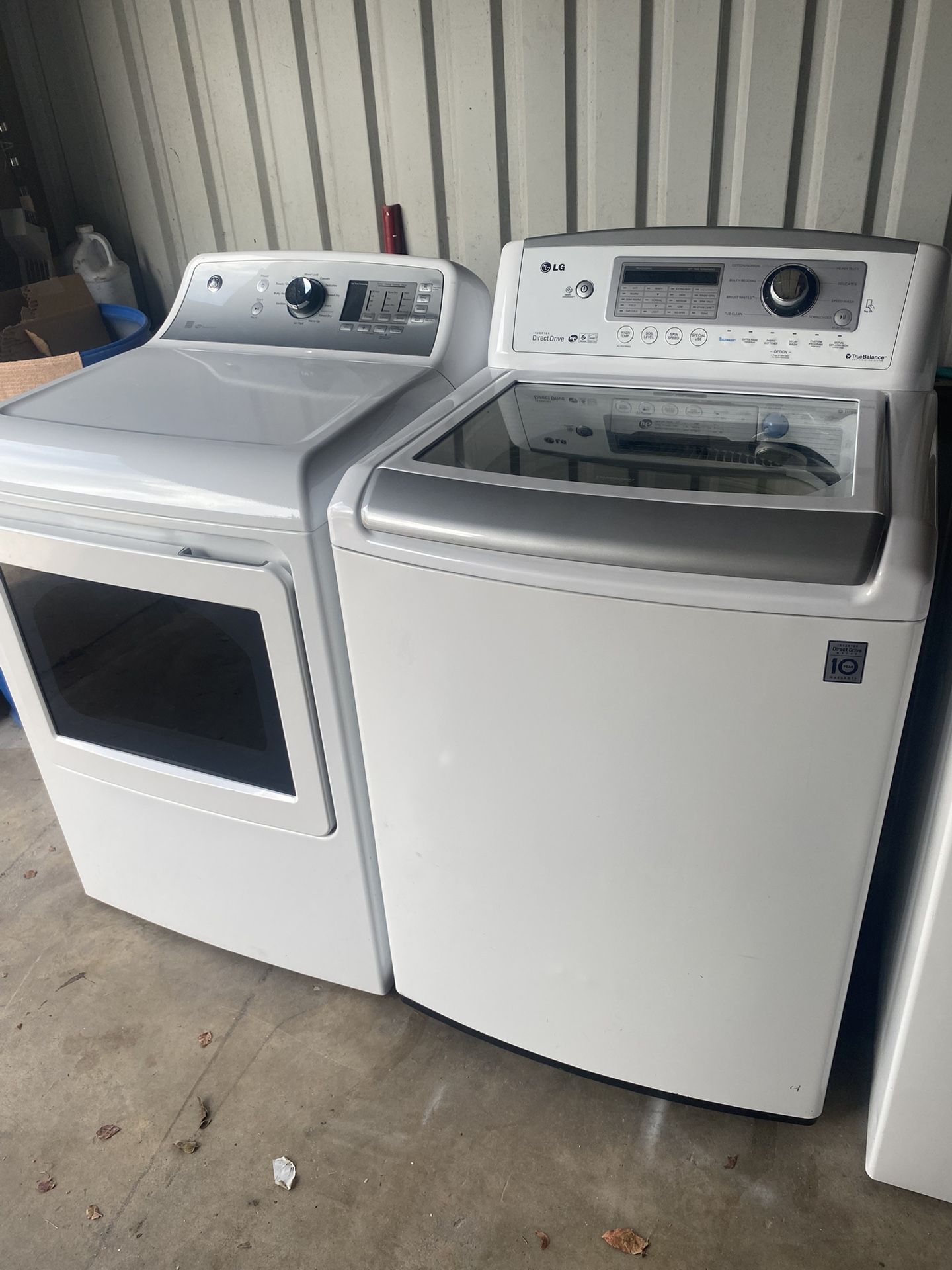 King Size Capacity Washer And Dryer 
