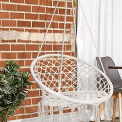 Macramé Swinging Hammock Chair