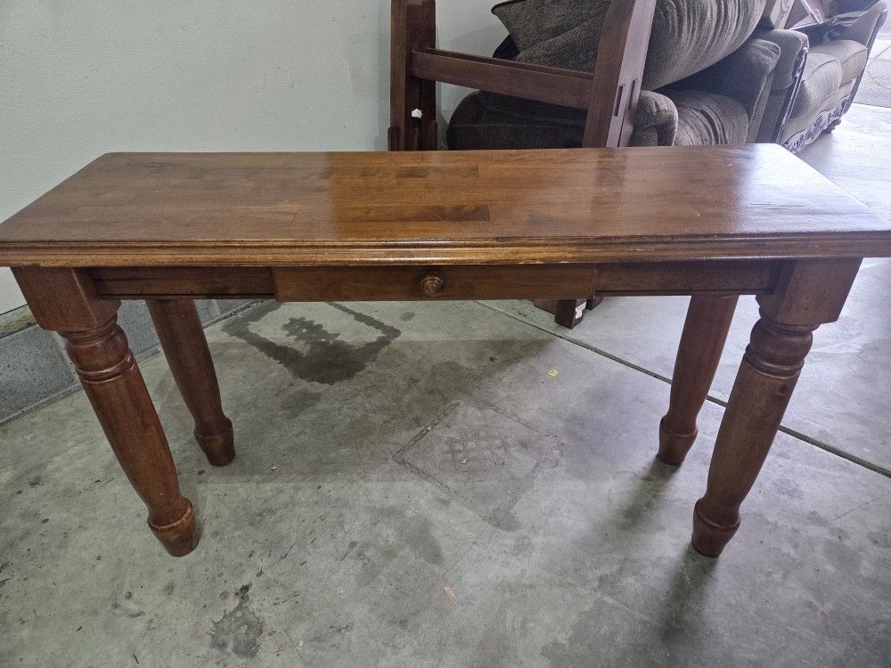 Solid Wood Console Table – 48"x17" – Entry or Sofa Table