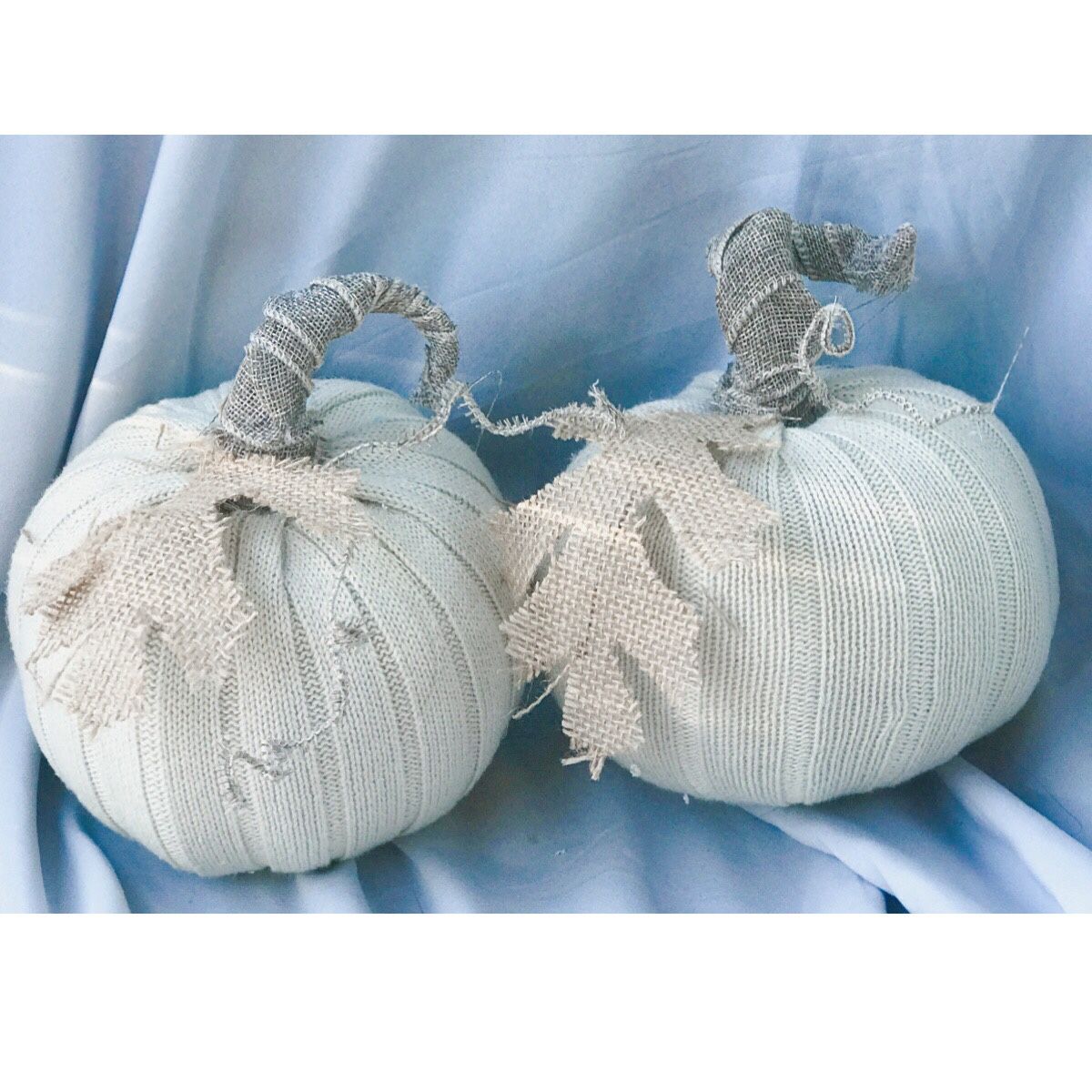 Handmade Sweater Ribbon Pumpkins Fall Halloween Decorations Custom Orders