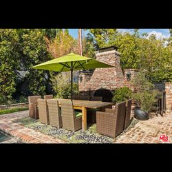 Outdoor Dinning Chairs, 8 Side Chairs And 2 Armchairs 