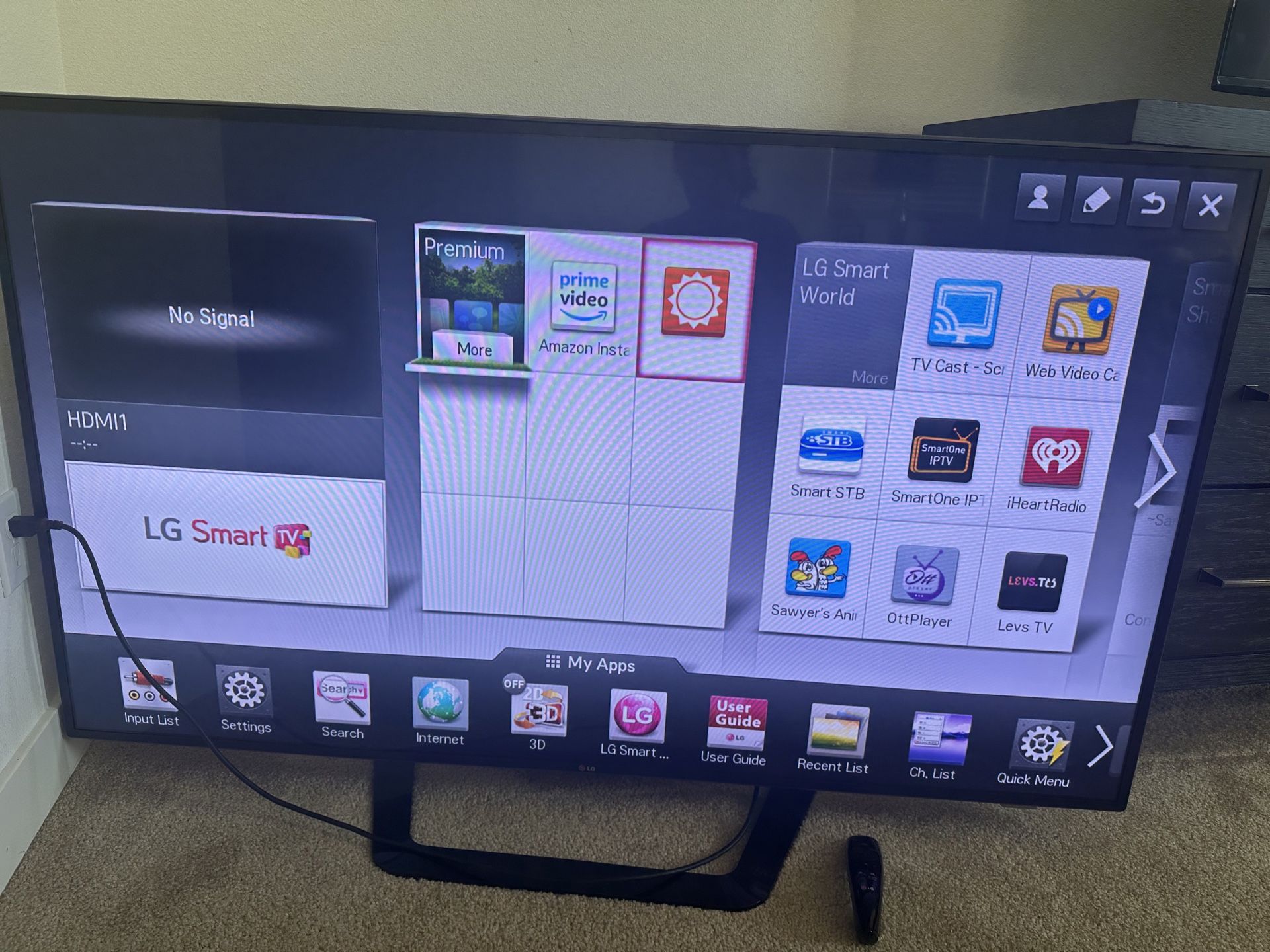 60 inch LG TV
